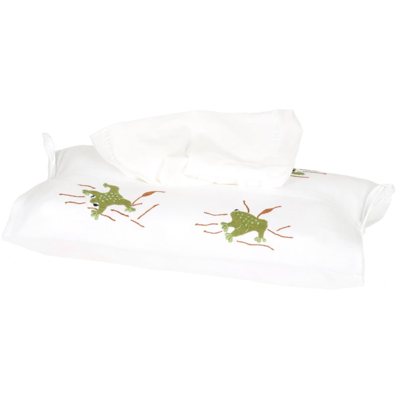 Kleenexbox Cover, Jumping Frogs